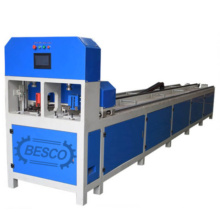 Rail fence pvc connection tube punching machine supplier